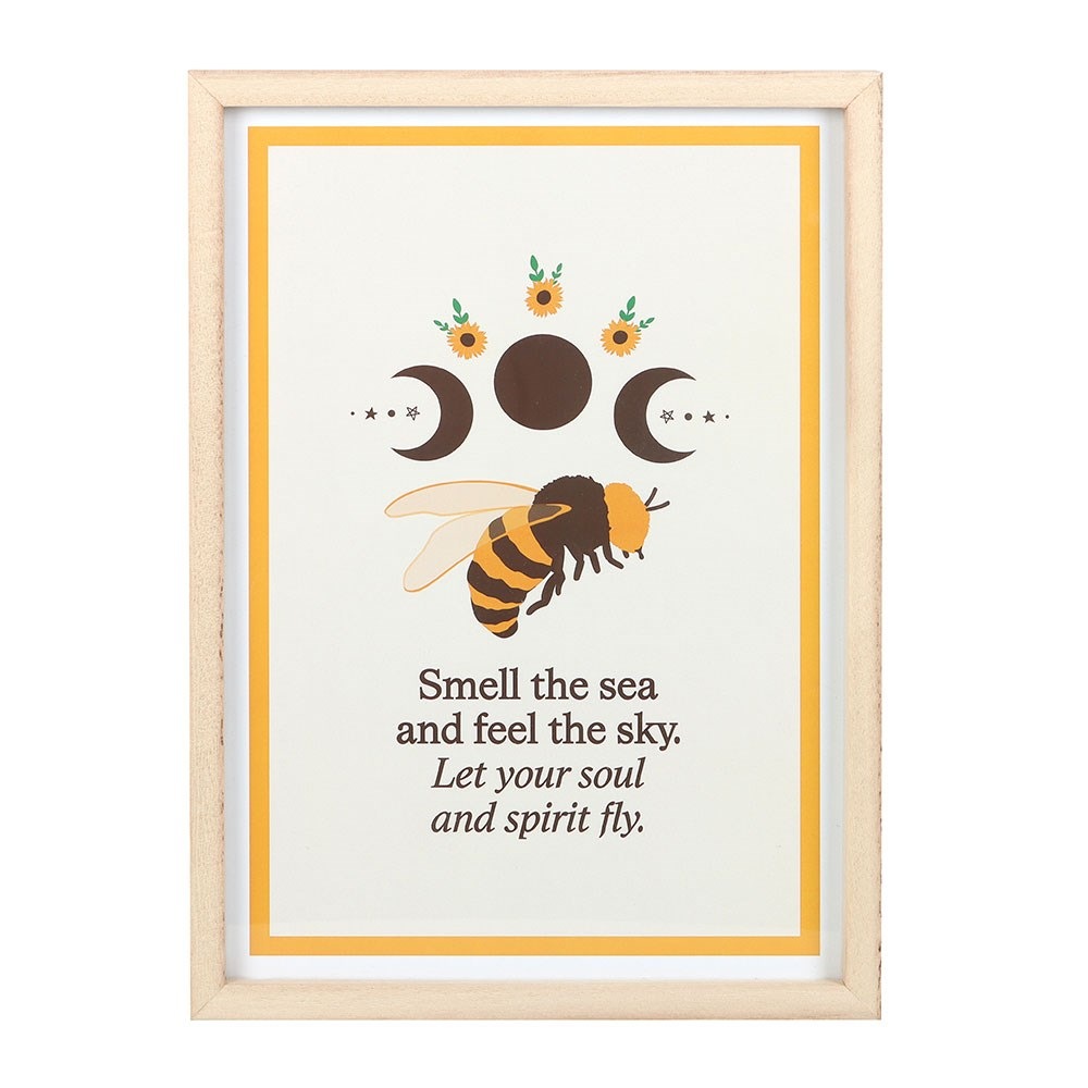 Something Different - Summer Solstice Bee Afbeelding met lijst - Multicolours